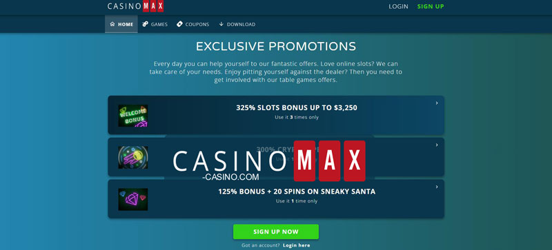 Casinomax Promotions