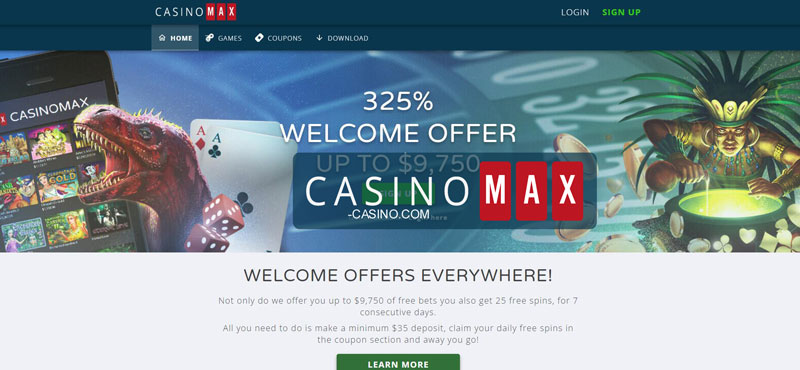 Casinomax bonuses
